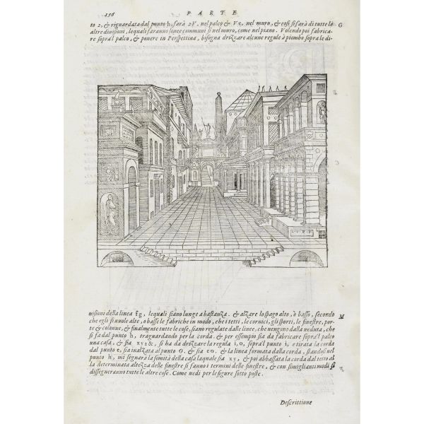 Barbaro, Daniele. La pratica della perspettiva. Venezia, Borgominieri, 1568 (colophon 1569). 