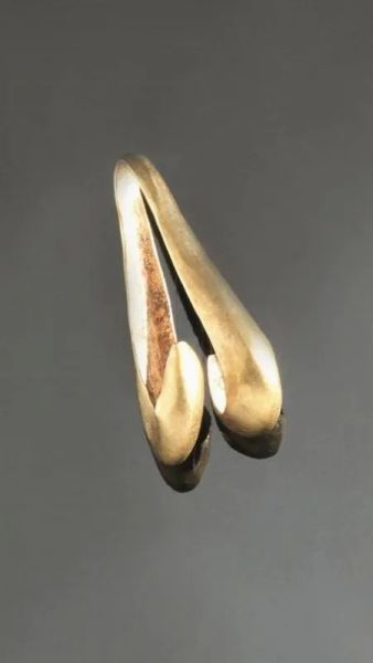  Un orecchino in oro                                                         