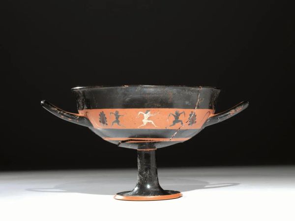  Kylix attica a figure nere tipo band cup  