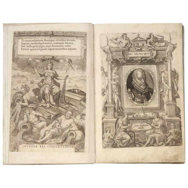 Lodovico Guicciardini - (Paesi Bassi - Viaggio - Illustrati 500)   GUICCIARDINI, Lodovico.   Descrittione di tutti i paesi bassi.   [In Anuersa, appresso Christofano Plantino, 1588].