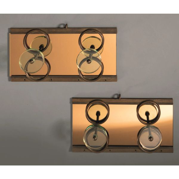 



TWO METAL AND GLASS COAT RACKS 