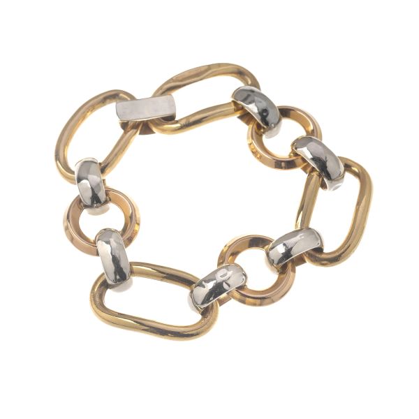 



CHAIN BRACELET IN THREE COLOUR GOLD