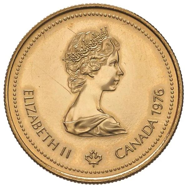      CANADA. 100 DOLLARS 1976 MONTREAL OLYMPICS 