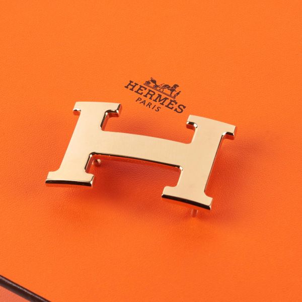 HERMES CINTURA FIBBIA ORO18KT