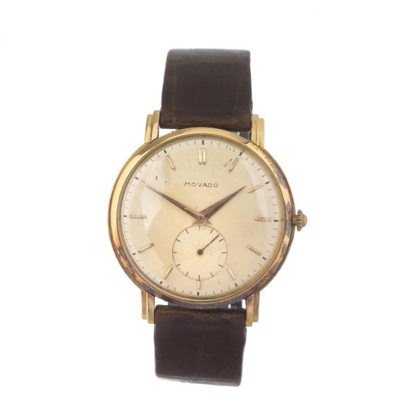 MOVADO REF. R 4714 N. 04827XX YELLOW GOLD WRISTWATCH