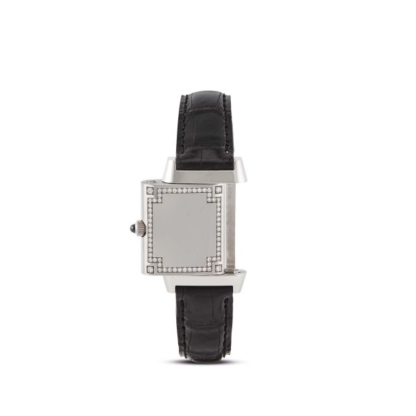 JAEGER LECOULTRE REVERSO LADY REF. 267.3.86 ORO BIANCO E DIAMANTI