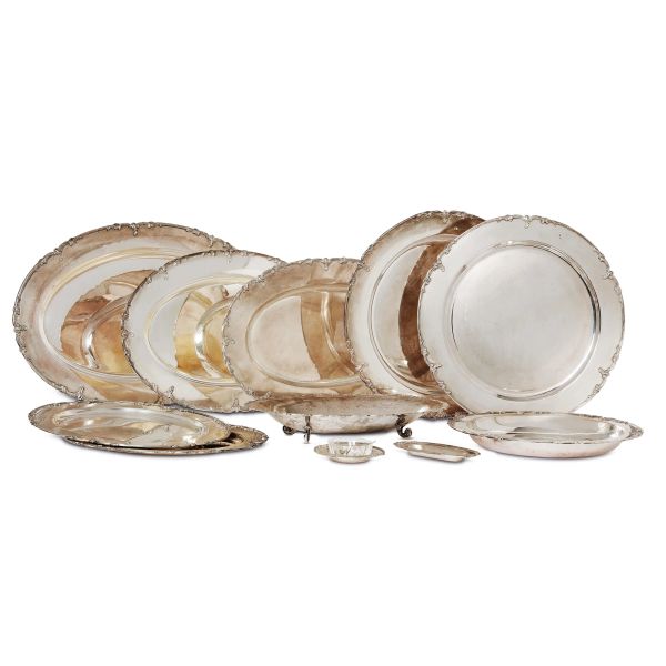 



ASSORTIMENTO DA TAVOLA, ARGENTIERE CALDERONI, MILANO, SECOLO XX