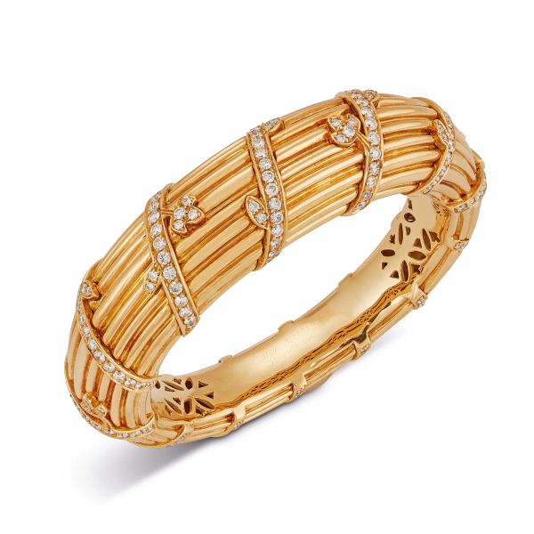 Cartier - CARTIER BRACCIALE RIGIDO CON DIAMANTI