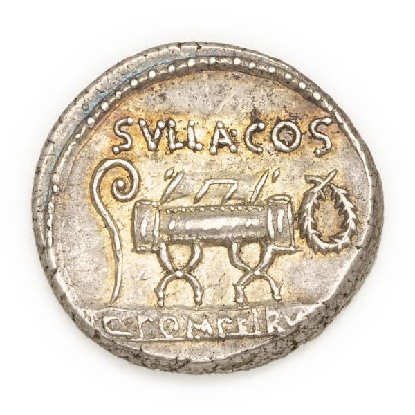 Pompeia - Denario Q. Pompeius Rufus (54 a.C.) - Zecca: Roma