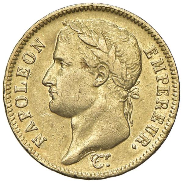 



GENOVA. NAPOLEONE I (1805-1814) 40 FRANCHI 1813