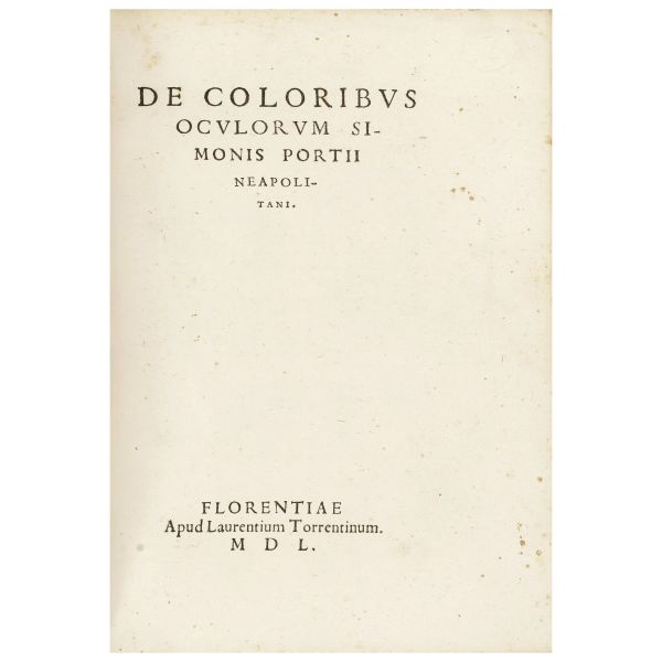The first work is one of the earliest monographs on ophthalmology