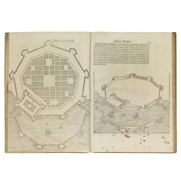 (Architettura)   CATANEO, Pietro.   L&rsquo;architettura di Pietro Cataneo senese.   (In Venetia, [Paolo Manuzio], 1567).
