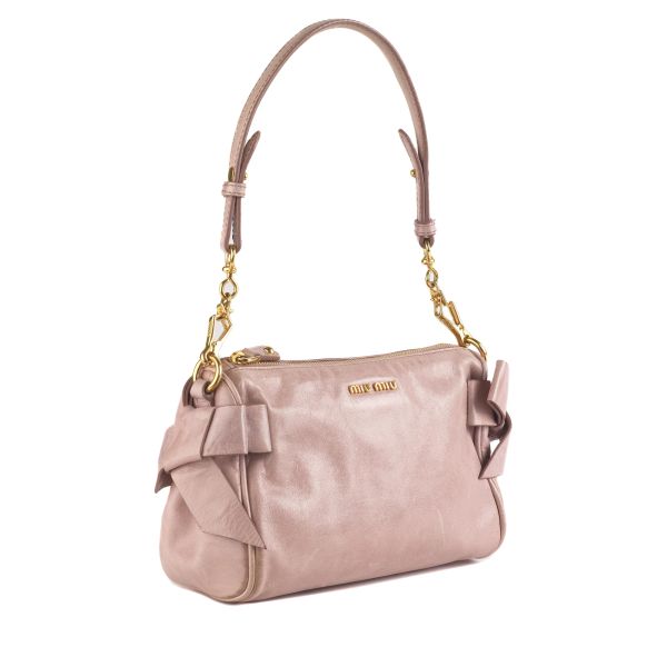      MIU MIU MINI TRACOLLA ROSA 