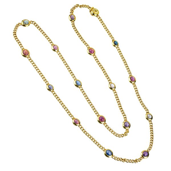 



MISSIAGLIA LONG CHAIN NECKLACE IN 18KT YELLOW GOLD