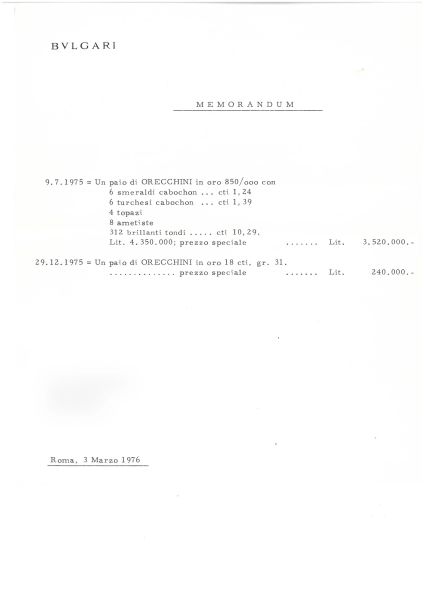 BULGARI PAIO DI ORECCHINI A FORMA DI FIORE