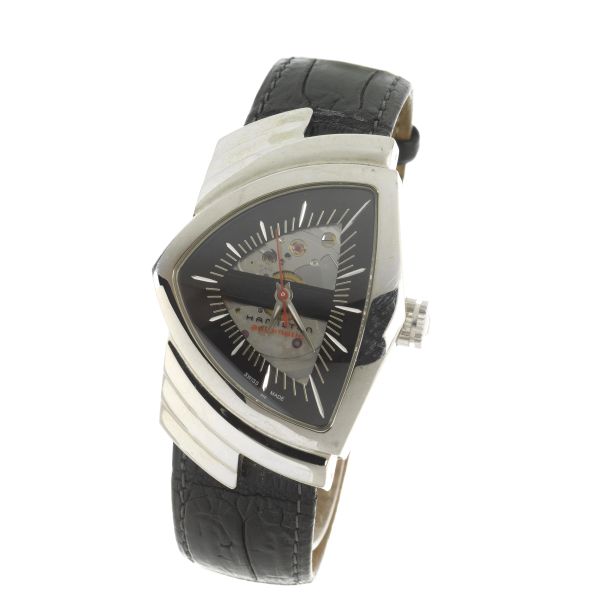 HAMILTON VENTURA REF. H245150 STAINLESS STEEL WRISTWATCH