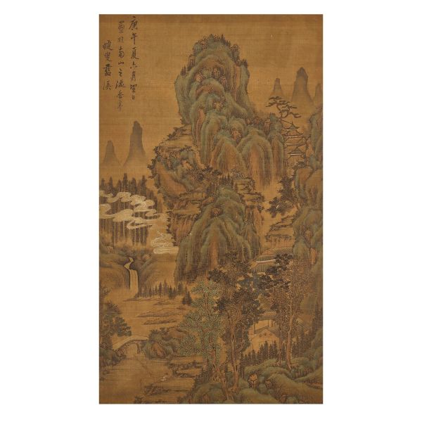 A  PAINTING WITH LANYING SIGNATURE , CHINA, MING-QING DYNASTY, 16TH-17TH CENTURY