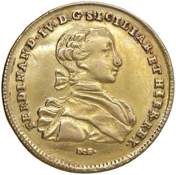 NAPOLI. FERDINANDO IV DI BORBONE (1759-1799). DA 6 DUCATI 1766