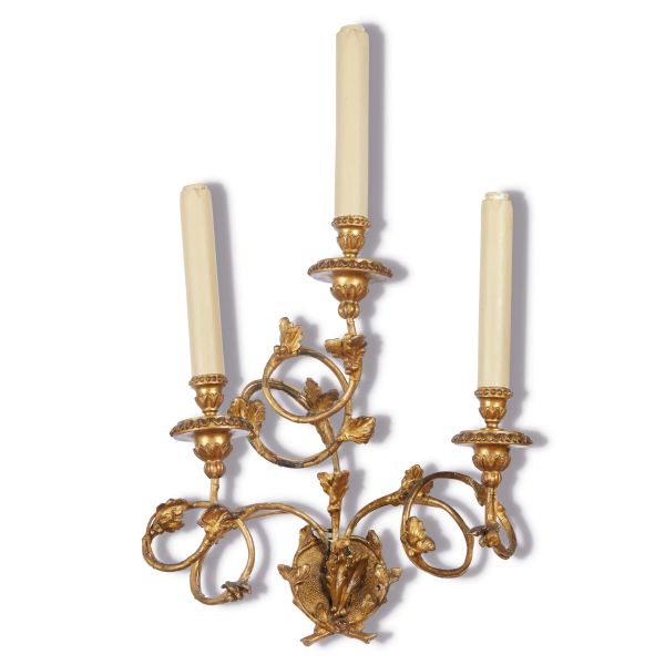 COPPIA DI APPLIQUES, SECOLO XIX