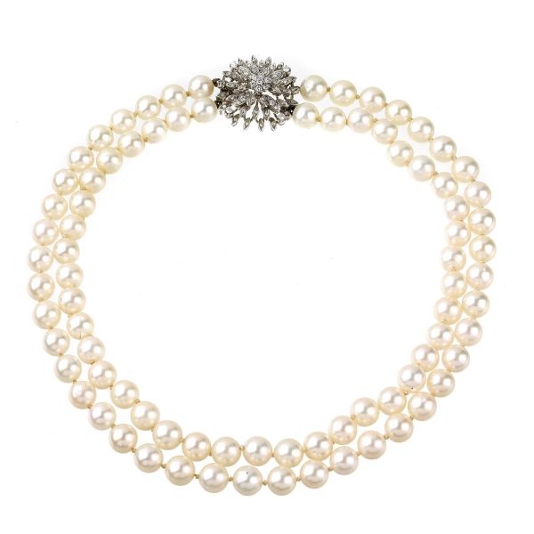 



DOUBLE-STRAND PEARL NECKLACE 