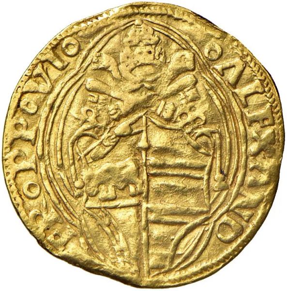      BOLOGNA ALESSANDRO VI (1492-1503) DUCATO  
