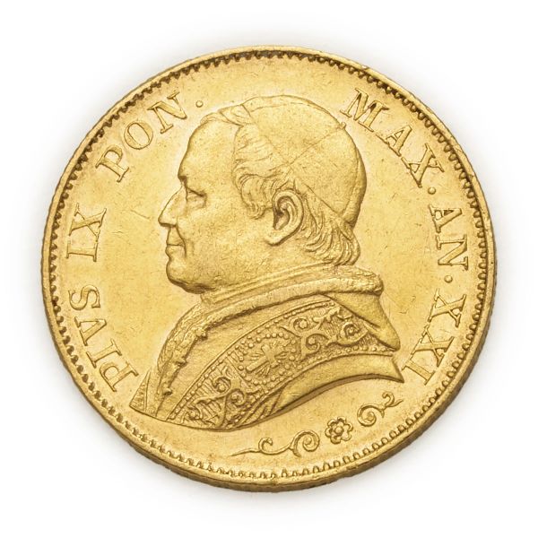 



Pio IX (1846-1878) &ndash; 20 Lire 1866 A. XXI