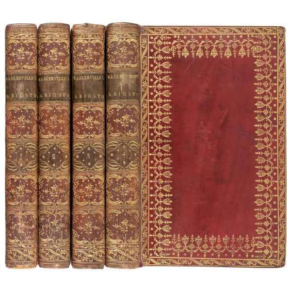 Ariosto, Lodovico. Orlando furioso. Birmingham, Baskerville, 1773.