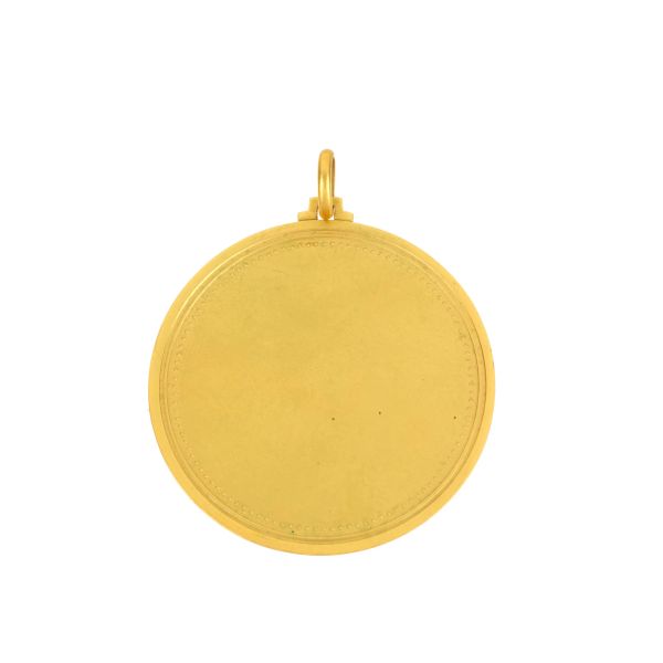 BIG PENDANT IN 18KT YELLOW GOLD