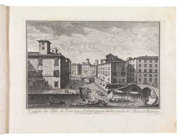 (Livorno - Illustrati 700)   TERRENI, Giuseppe Maria.   Raccolta delle più belle vedute della città  [..]