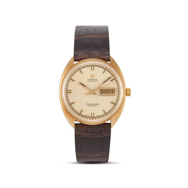 Omega - OMEGA SEAMASTER COSMIC YELLOW GOLD WRISTWATCH