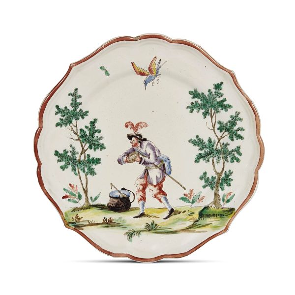 COPPIA DI PIATTI, MILANO, MANIFATTURA CLERICI, 1770 CIRCA