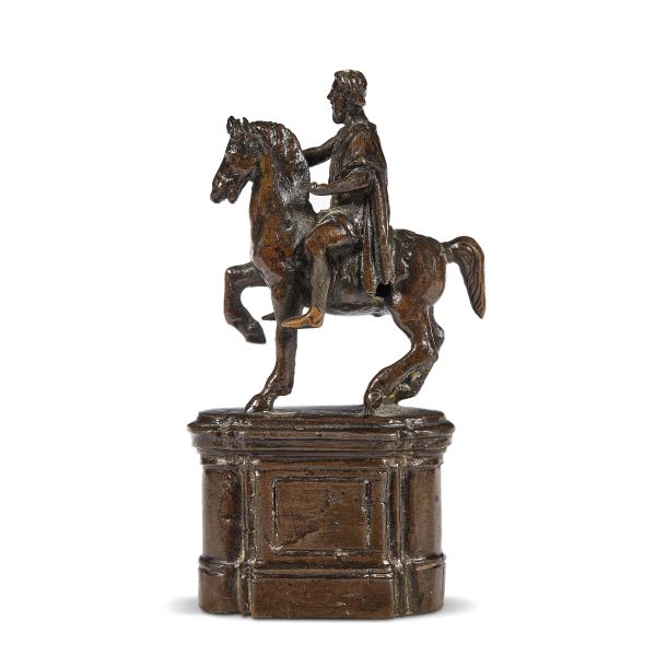 Venetian, late 17th century, Marcus Aurelius on horseback, bronze