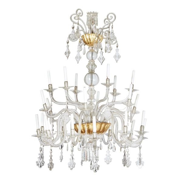 A TUSCAN CHANDELIER, 19TH CENTURY