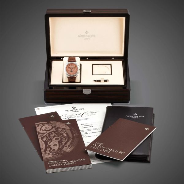 PATEK PHILIPPE REF. 5270P-001 CRONOGRAFO CALENDARIO PERPETUO N. 72063XX/63077XX ANNO 2018