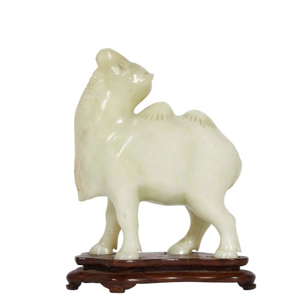 A JADE CAMEL CARVING, CHINA, QING DYNASTY, 19TH CENTURY