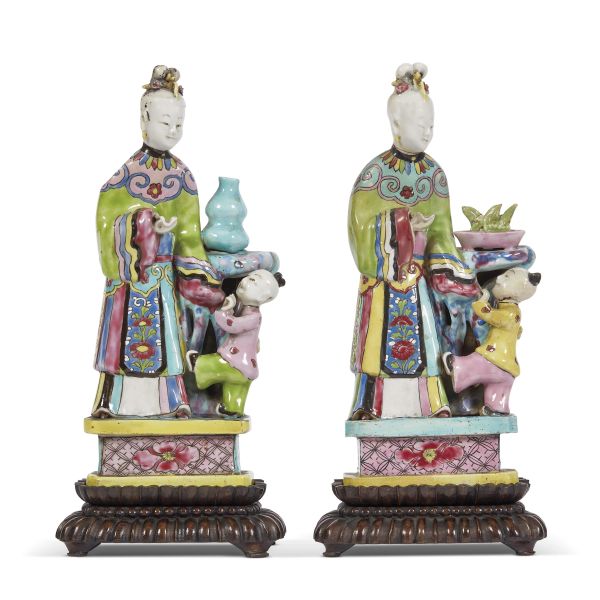TWO SCULPTURES, CHINA, QING DYNASTY, 19TH CENTURY