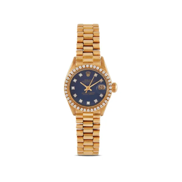 Rolex - 



ROLEX DATEJUST LADY REF. 6917 N. 40834XX YELLOW GOLD WRISTWATCH, 1975