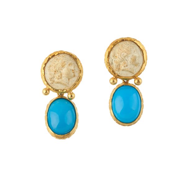 



LAPISLAZULI DROP EARRINGS IN 18KT YELLOW GOLD