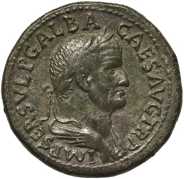 IMPERO ROMANO. GALBA (68-69 d. C.) SESTERZIO tarda estate 68