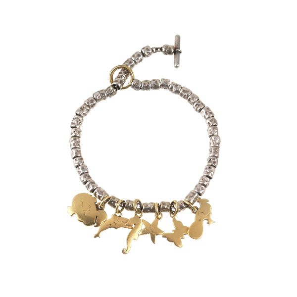 Pomellato - DODO GRANELLI BRACELET IN SILVER AND GOLD