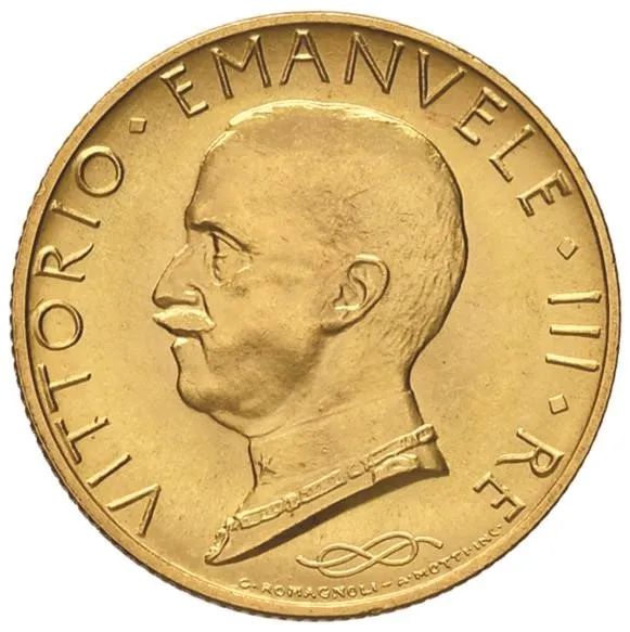 SAVOIA VITTORIO EMANUELE III (1900-1946) 100 LIRE 1931/IX ITALIA SU PRORA Roma