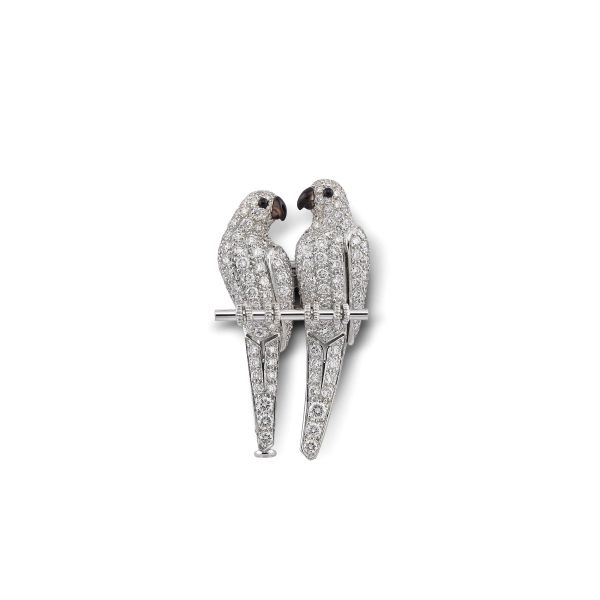 CARTIER ANIMALIER BROOCH IN PLATINUM