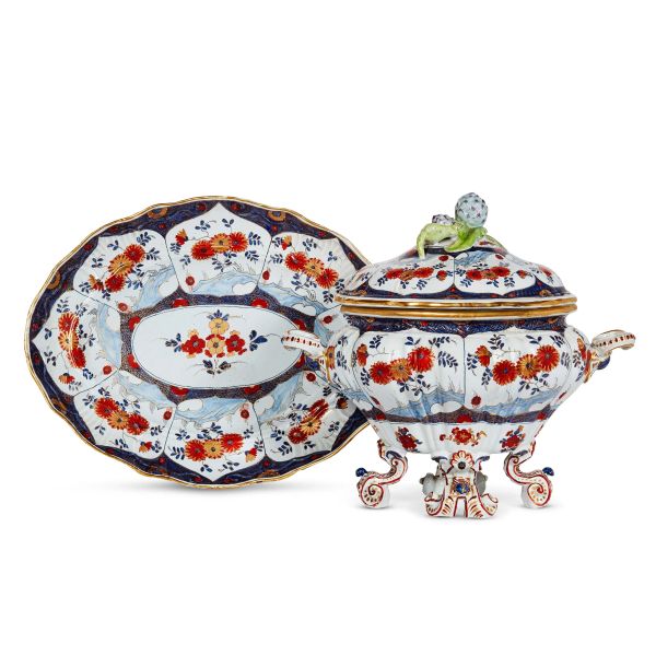 A PASQUALE RUBATI SOUP TUREEN WITH TRAY, MILAN, 1770-1780 ?
