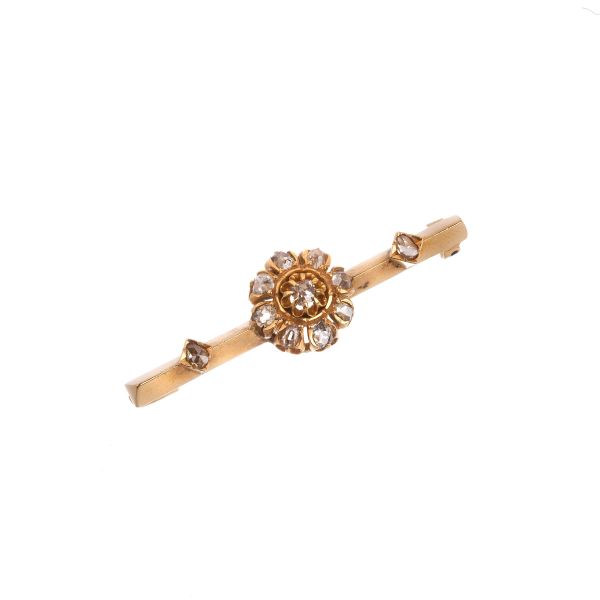 



DIAMOND FLORAL BROOCH IN 18KT YELLOW GOLD
