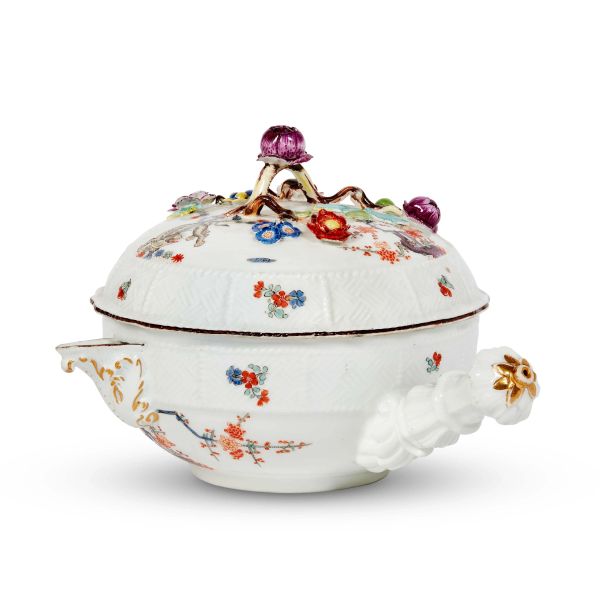 TEGAME DA INTINGOLO, MANIFATTURA DI MEISSEN, 1740 CIRCA