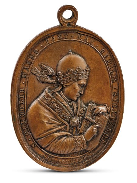 G. Cerbara, Saint Gregory the Great - Saint Romuald, 1831, bronze