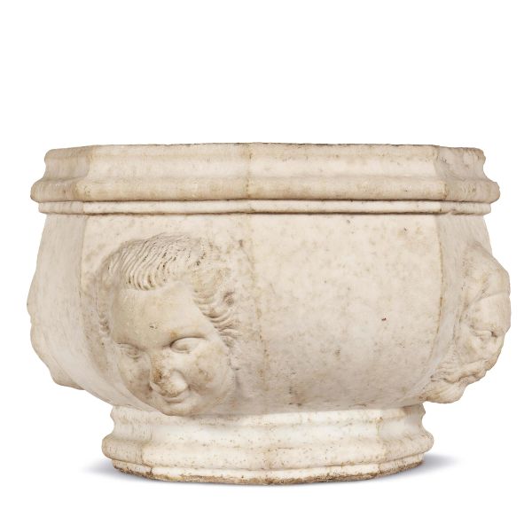 VASCA PER FONTANA, UMBRIA O TOSCANA, SECOLO XIII