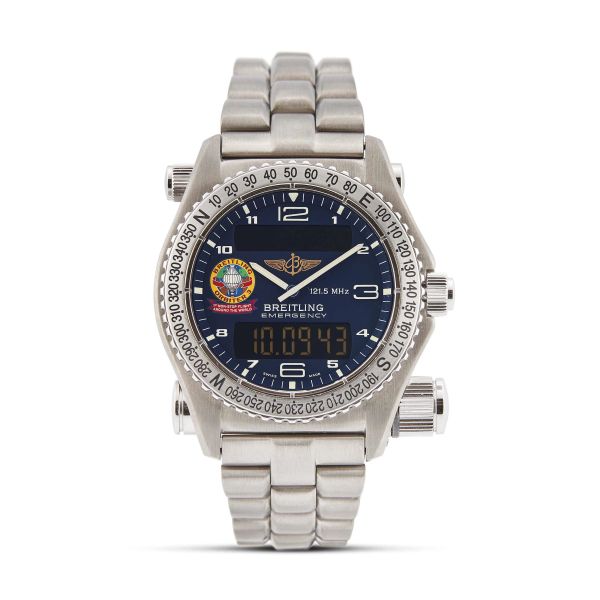 BREITLING EMERGENCY "ORBITER 3" REF. E5632110 N. 2238XX TITANIUM WRISTWATCH, 2005