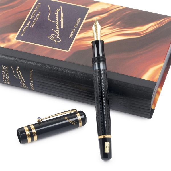 Montblanc - 



MONTBLANC DOSTOEVSKIJ PENNA STILOGRAFICA SERIE SCRITTORI EDIZIONE LIMITATA N. 09906/17000 ANNO 1997