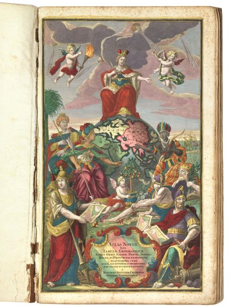 (Atlante - California)   SEUTTER, Matthaeus (1678-1756).   Atlas novus sive Tabulae geographicae totius  [..]